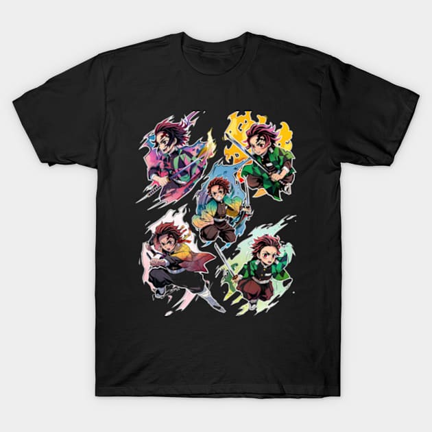 Demon Slayer Gripping Grappling T-Shirt by anyone heart